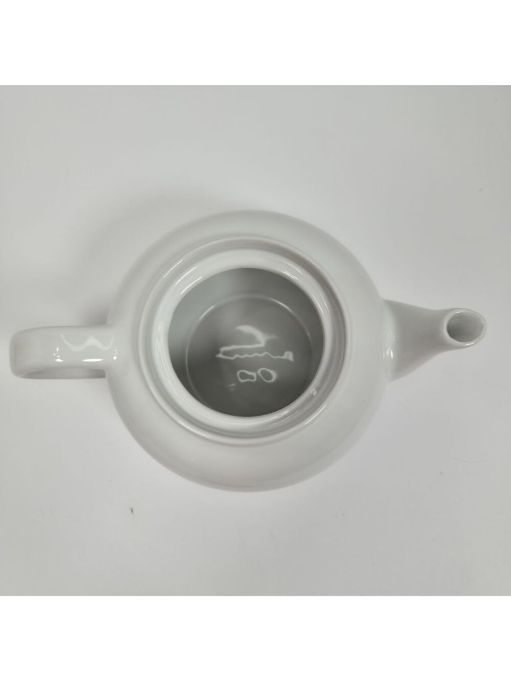 Le Creuset White Ceramic Teapot With Infuser Sturdy Handle & Lid - Picture 7 of 11